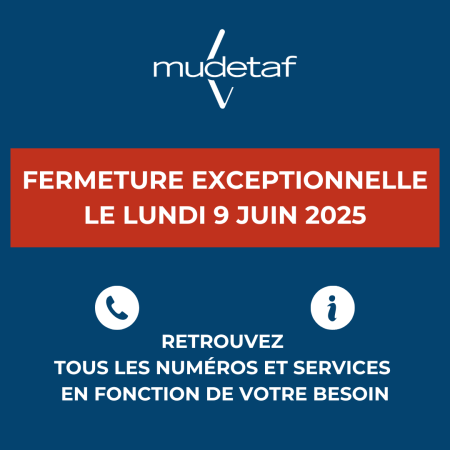 Fermeture exceptionnelle de la Mudetaf le lundi 9 juin 2025