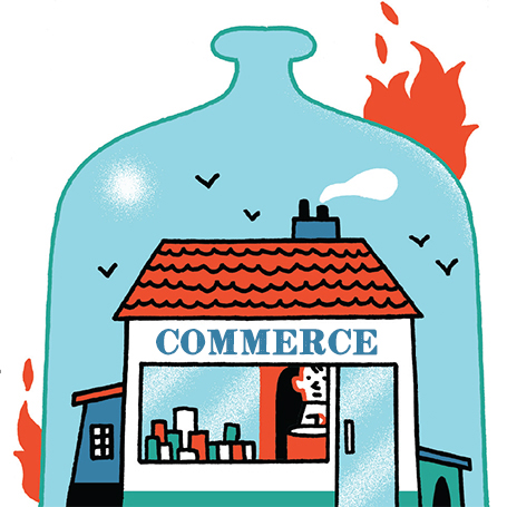 Prévention incendie d'un commerce de proximité - Assurance Mudetaf