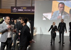 Prise de parole de Lionel GAY, Responsable commercial Mudetaf, lors de la 1ère édition du Trophée national Traiteur Organisateur de Réception