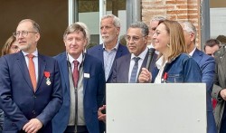 Mudetaf : remise de l'insigne de Chevalier de la Légion d’honneur à Valérie PONS
