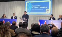 Intervention de Cédric CARASSO, ancien gardien du but professionnel de football des Girondins de Bordeaux et invité d'honneur