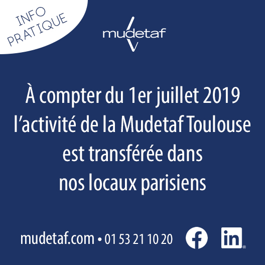 Fermeture du bureau Mudetaf Toulouse