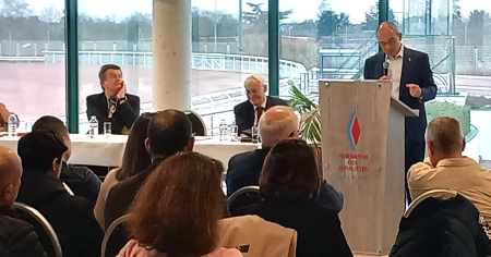 Philippe COY, Président de la Confédération des buralistes, lors de l'AG d'Eure-et-Loire 2025