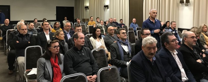 Assemblée générale des buralistes du Pays basque 2019 - Crédit photo Marie-Pierre FERLAND, Présidente de la Chambre syndicale du Lot-et-Garonne